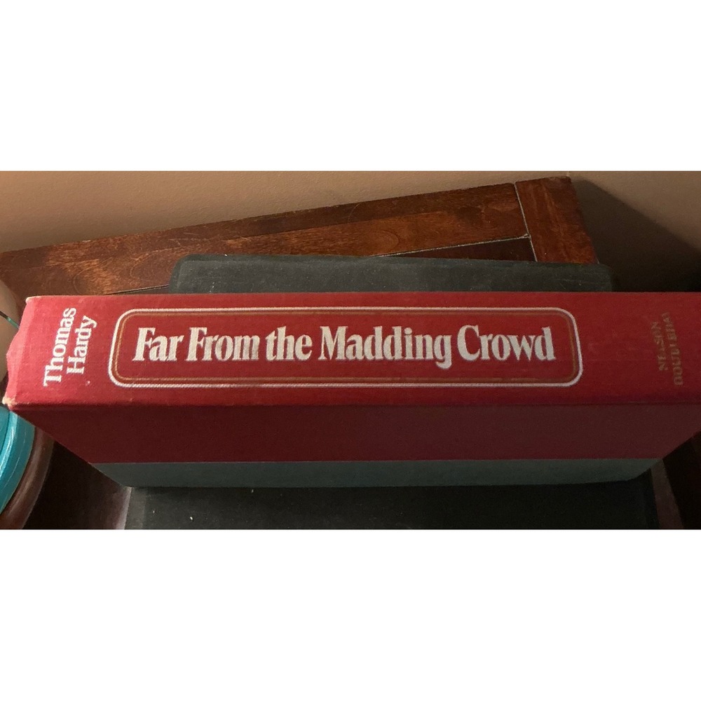 Far From the Madding Crowd Thomas Hardy Nelson Doubleday Vintage Hardcover Red